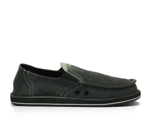 Sanuk Mens Pick Pocket Deep Grey Shoes | QURIDA472